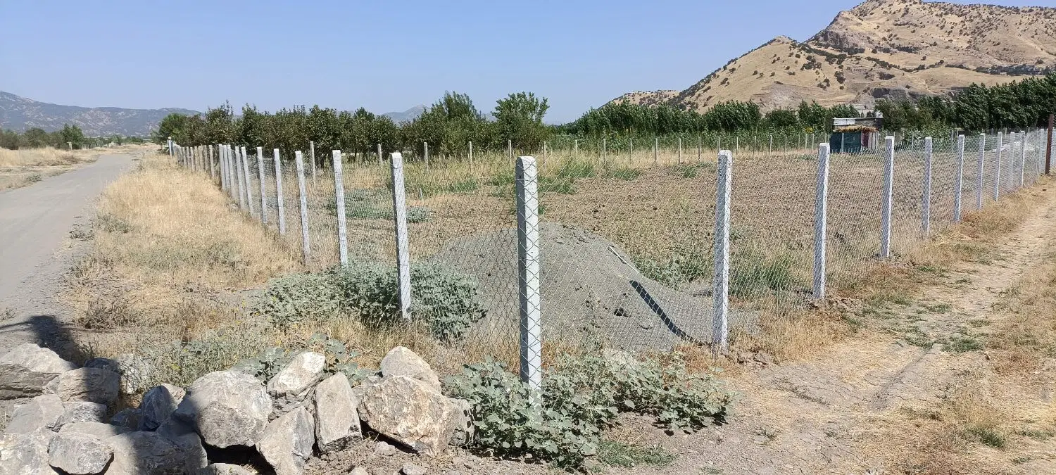 زمین کشاورزی جاده گاز ریخلان