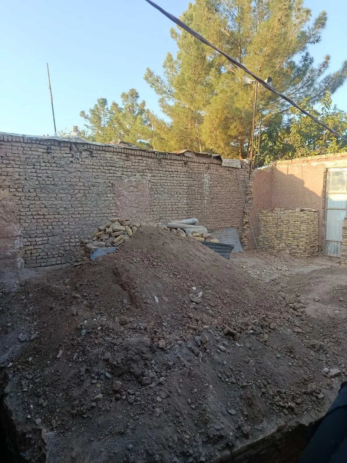 قطعه زمین مغازه کنارمسجد خیرآبادبالاجام