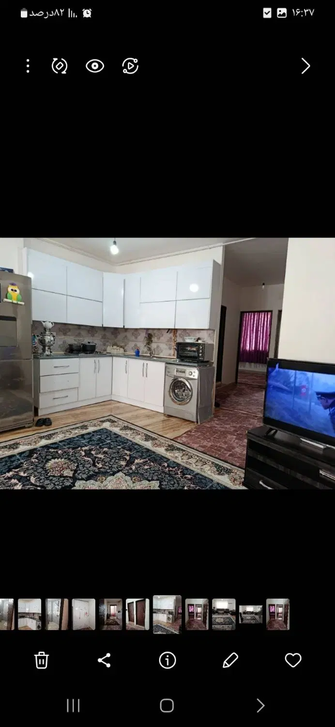 آپارتمان ۹۵متری طبقه دوم