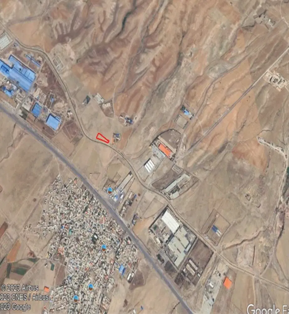 زمین صنعتی 5000 متری