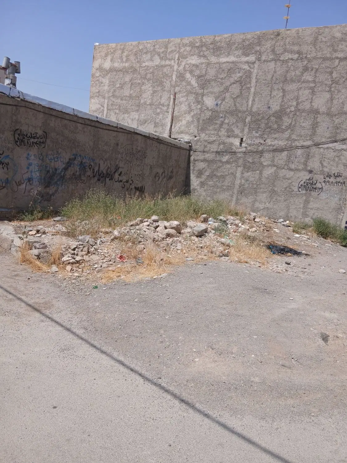 زمین مسکونی کورانه دو نبش