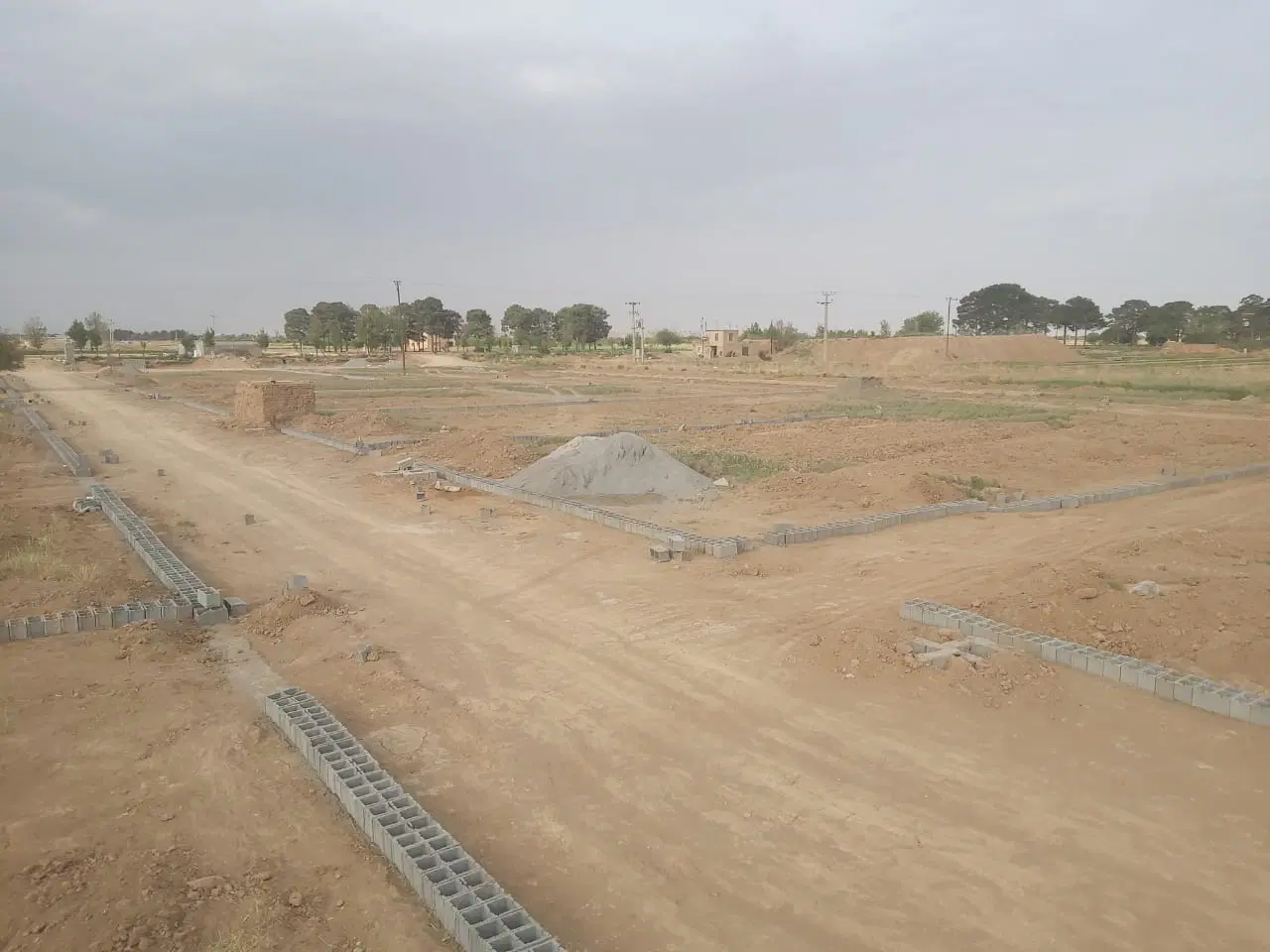 زمین محمود آباد  ۵۰۰ متر