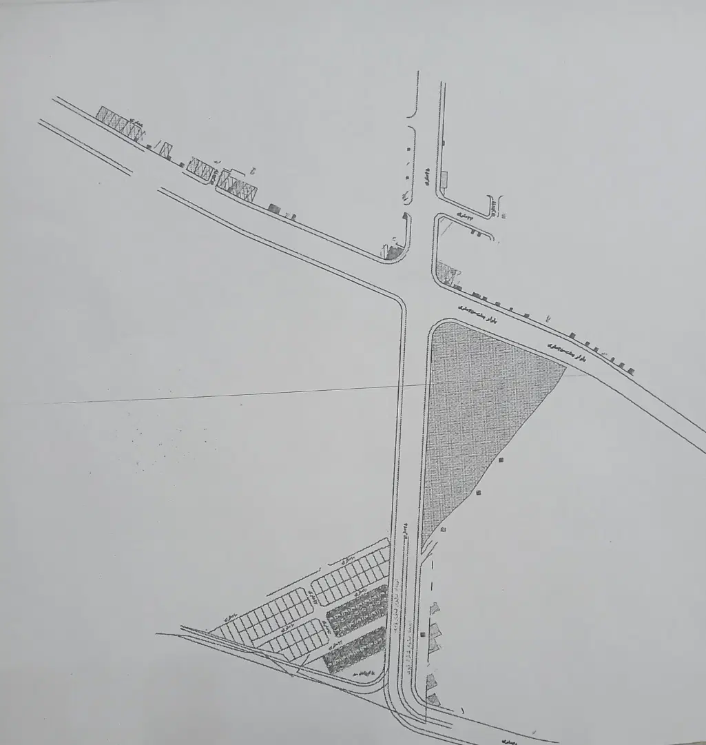 زمین مسکونی تازه تفکیک شده