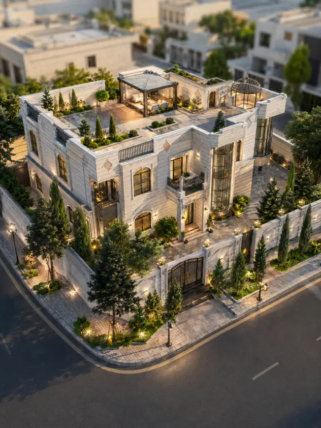 ویلایی اندیشه فاز۳ دونبش شمالی باسازی پیشروی۸۵٪