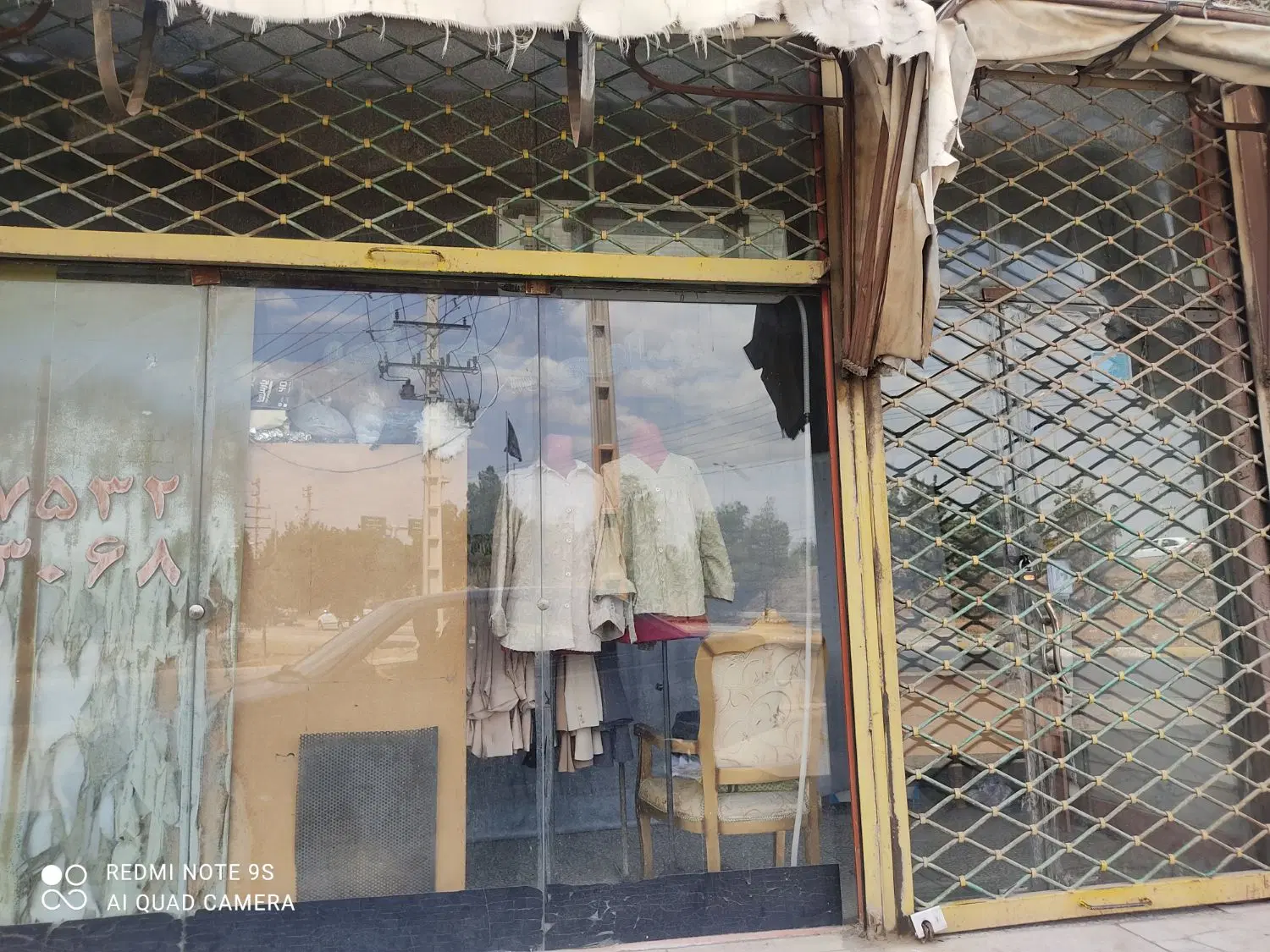مغازه چهل متر.دوازده متر بالکن.