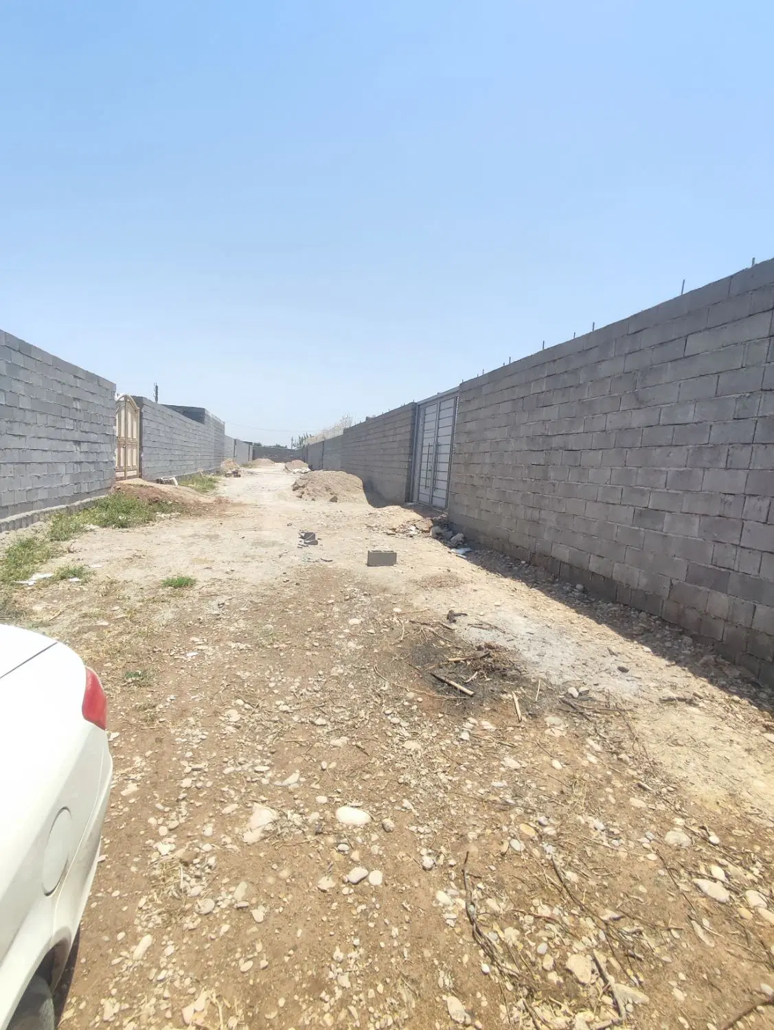 باغچه ۵۰۰ متری  برقدار بن جعفر معاوضه با ماشین