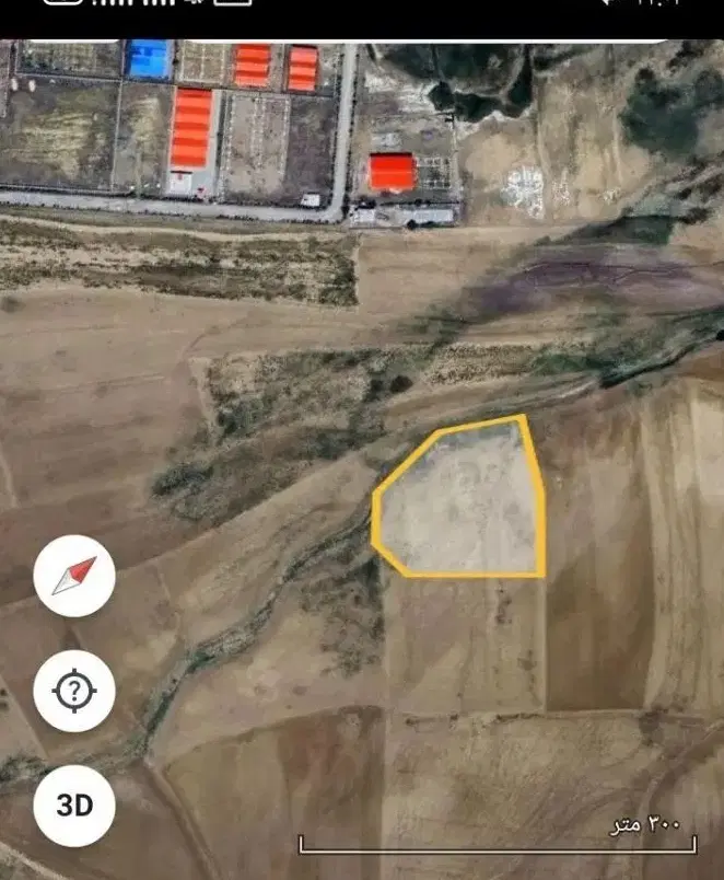 زمین در شهرک صنعتی