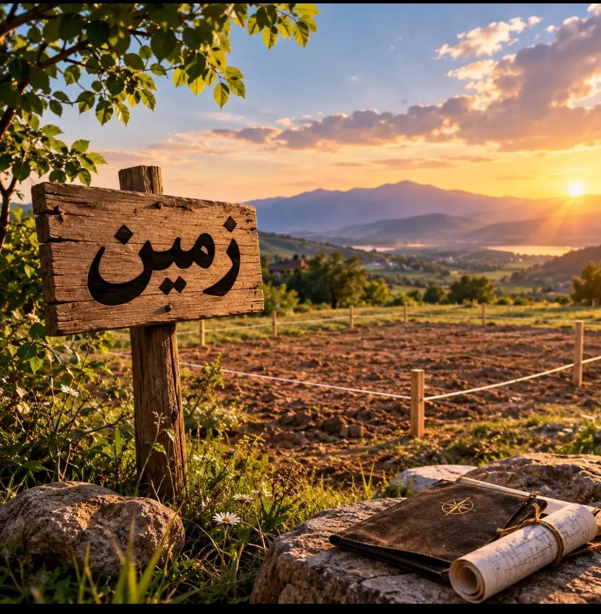 زمین نیرو انتضامی صدرا فاز ۱ روبرو پارک صدرا