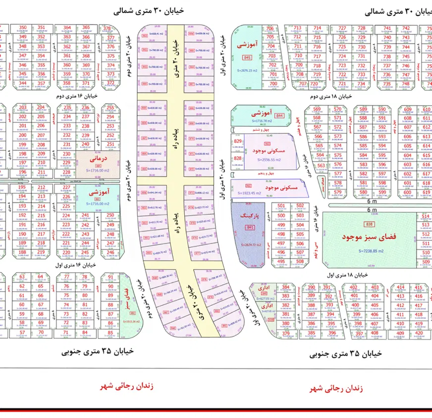 شهرک کوثر قطعه شش دانگ