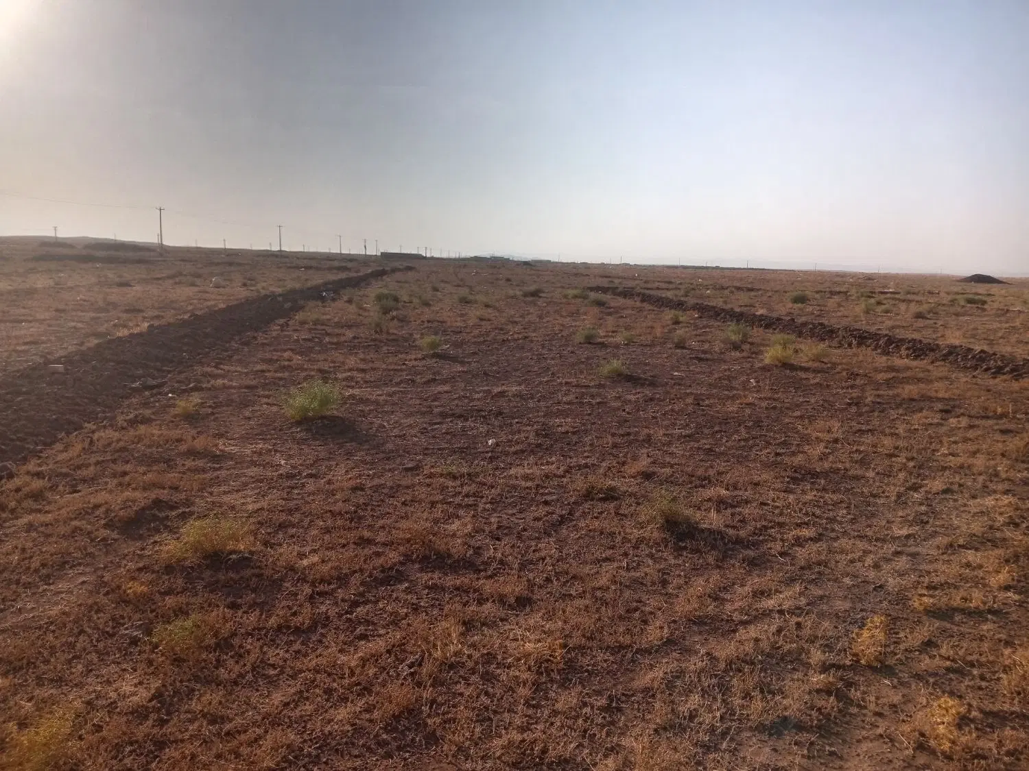 زمین فروشی در روستای حسین آباد شامکان