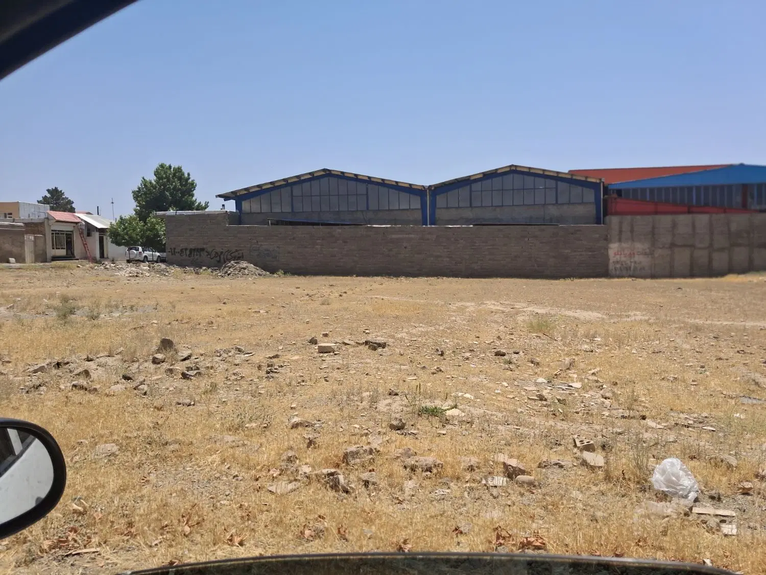 قطعه زمین 500 متری کارگاهی