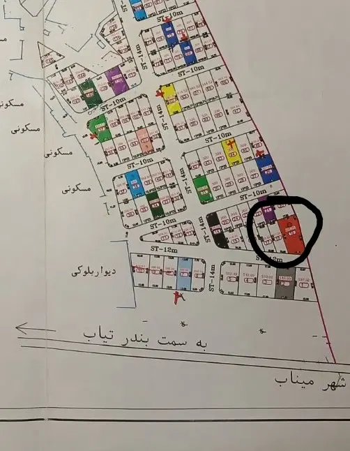 زمین۵۹۵متر ماشهران