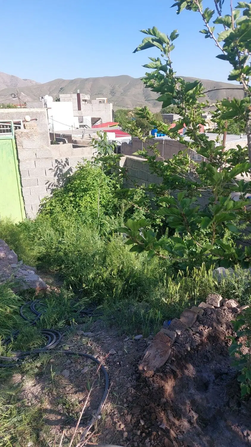 زمین چهار دیواری واقع در زیاران