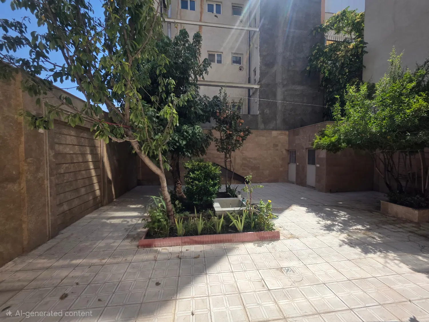 آپارتمان ۹۰ متری همکف سناباد