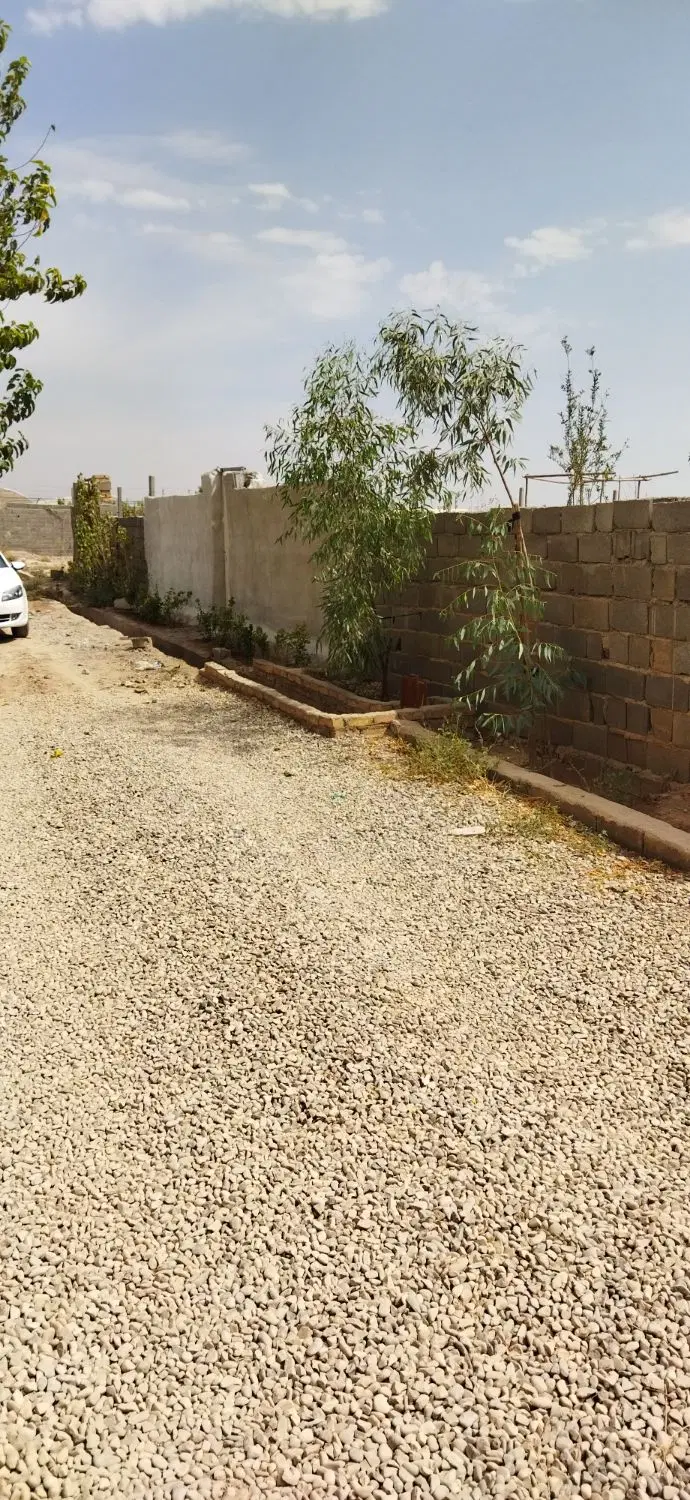 زمین چهاردیواری باغ