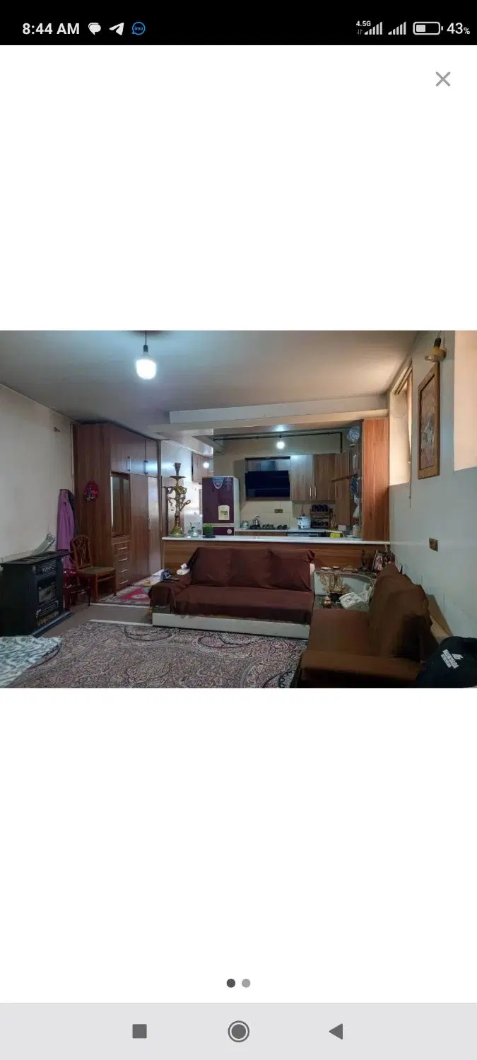 رهن منزل یک خوابه75 متری