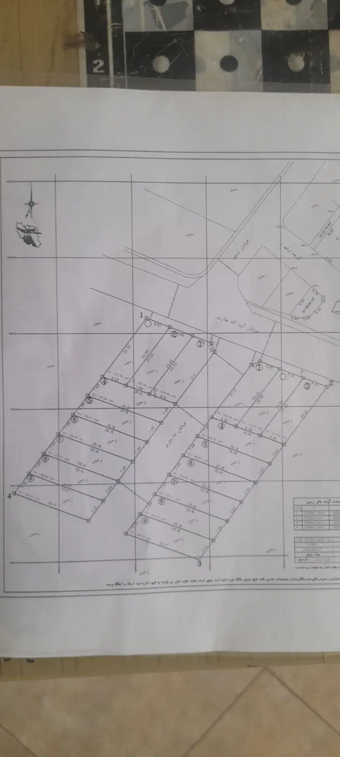 زمین ۱۸۵متر ایندار