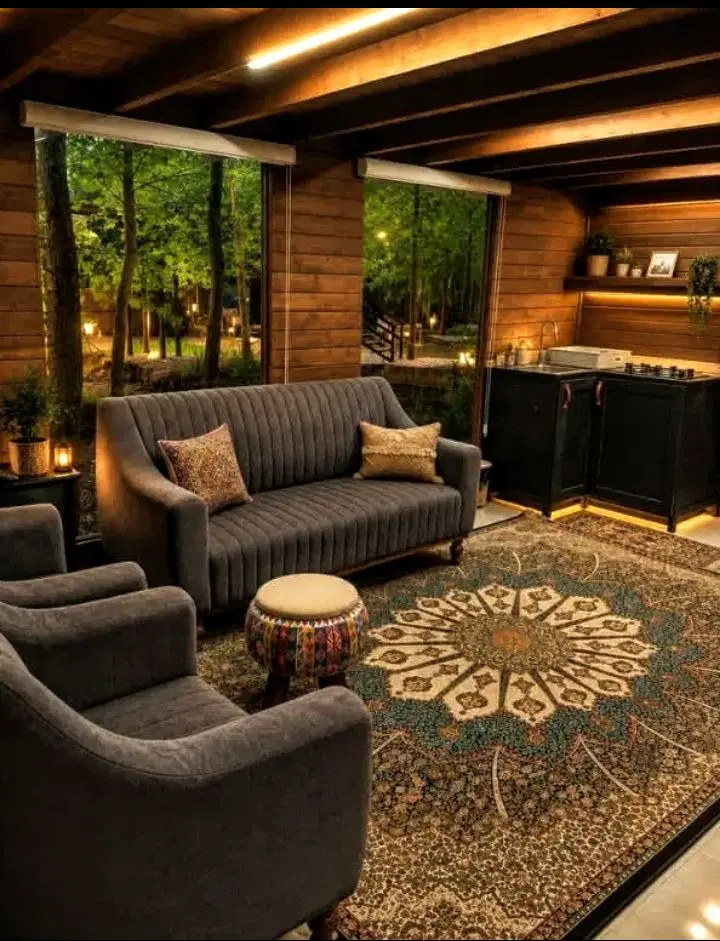 کلبه چوبی طبیعت محور