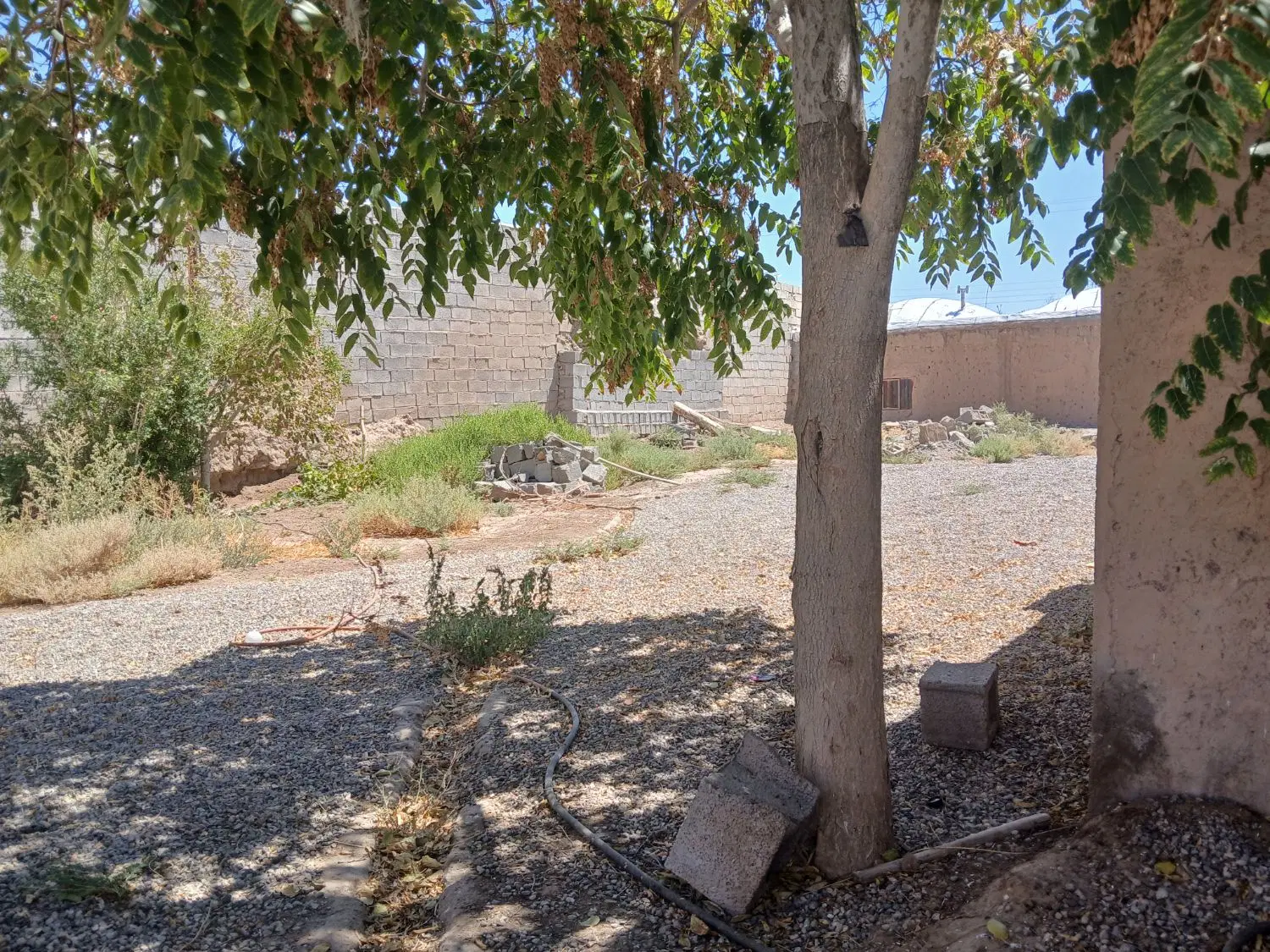 زمین خانه باغ