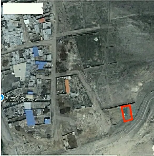 زمین برای انبار و کارگاهی
