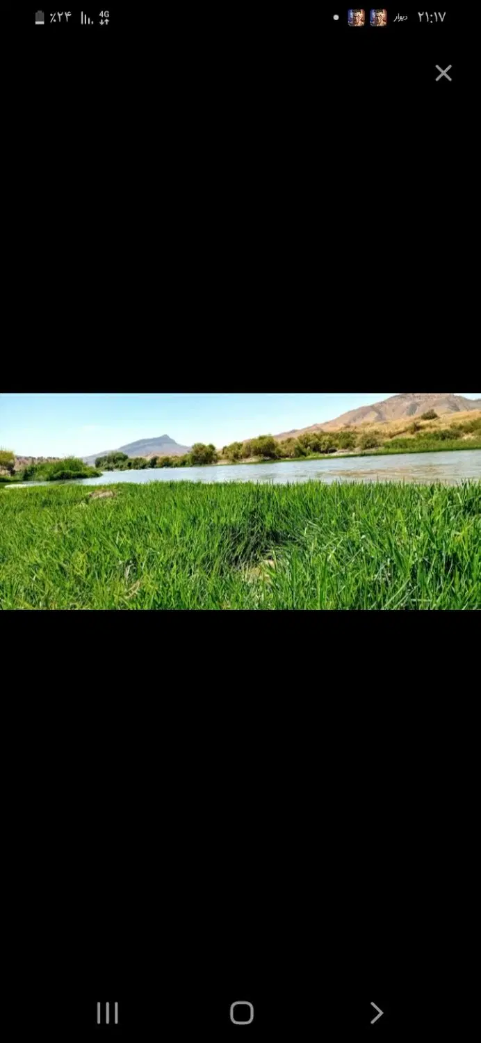 زمین در آباریکی برجاده اصلی خرم آباد کوهدشت