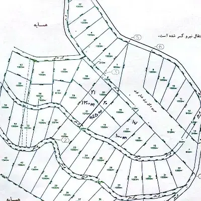 زمین گلاهک رودهن ۱۰۰۰ و ۱۳۰۰ متری