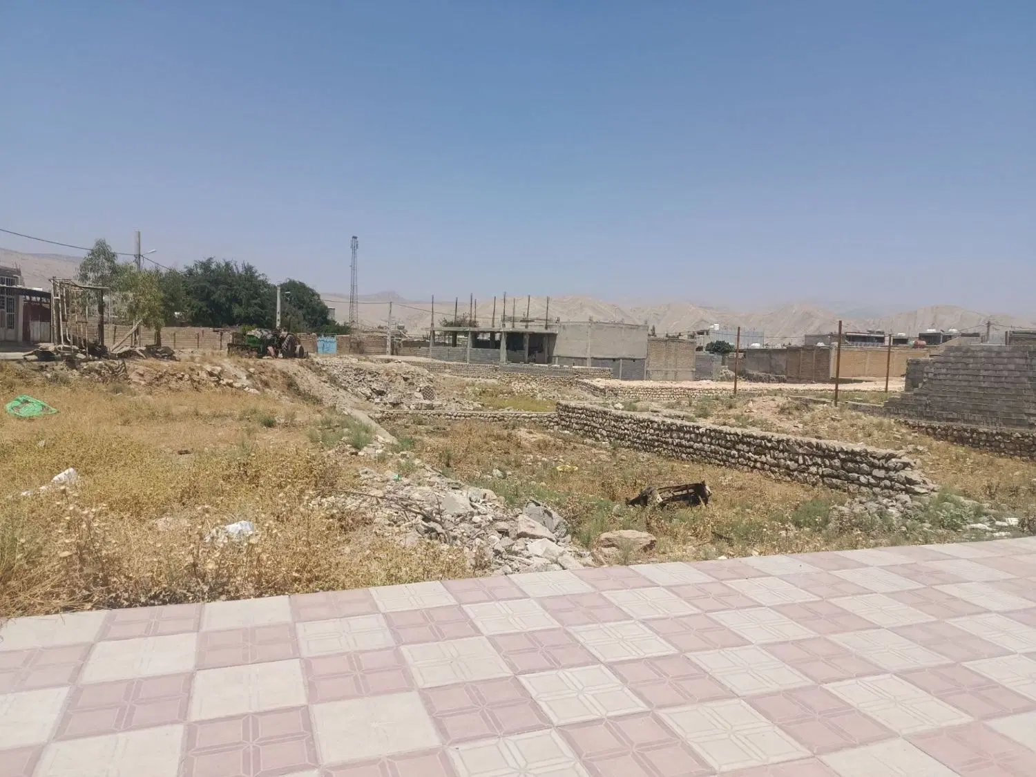 زمین کلدوزخ۱ معاوضه با ماشین ۲۳۰متر