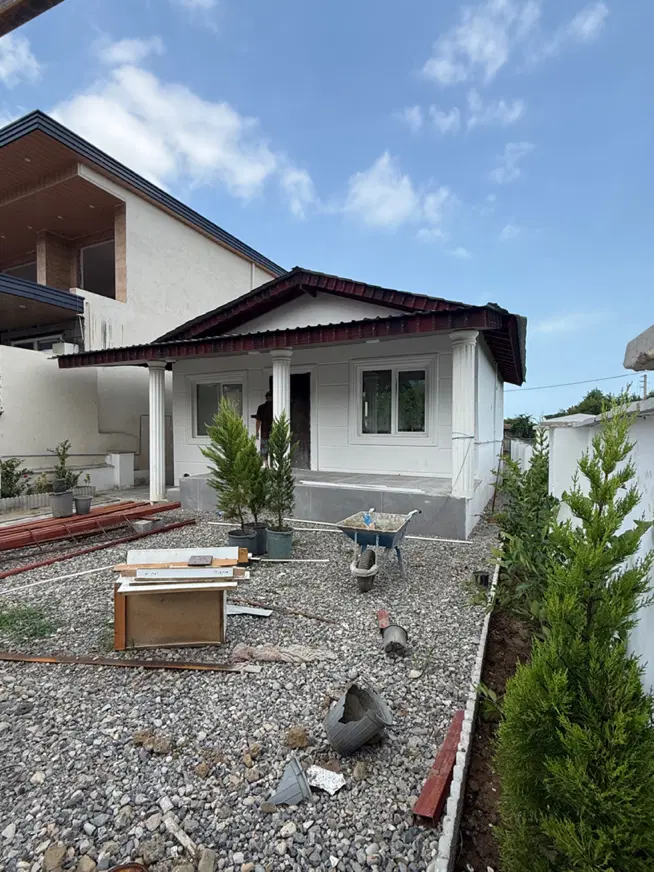 ۲۰۰ متر زمین ۷۵ متر ویلای دو خوابه شهرکی تنکابن