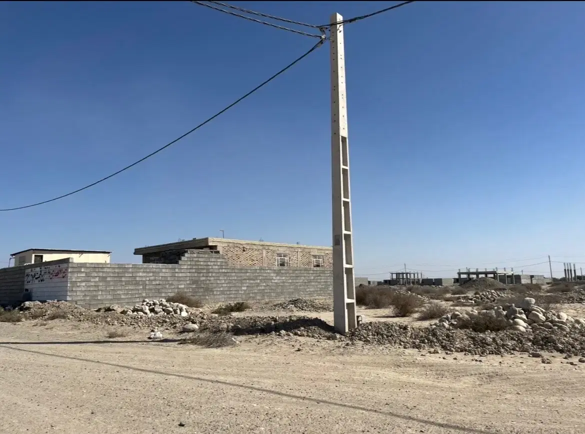 دو قطعهزمین برخیابان اصلی دوبانده شهرک نخل ابراهیم