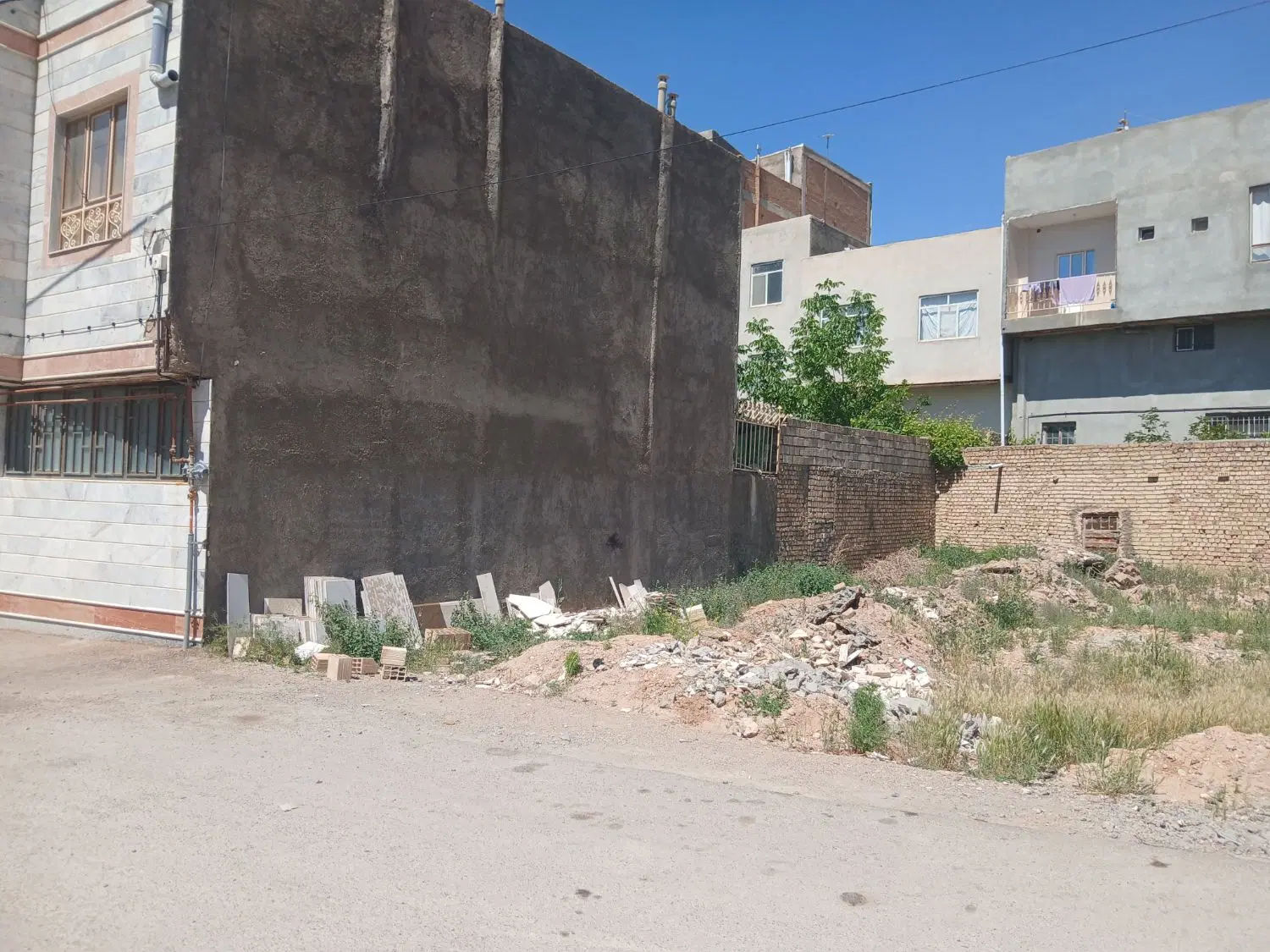 زمین فروشی خیابان عدالت شمال کوچه صبا