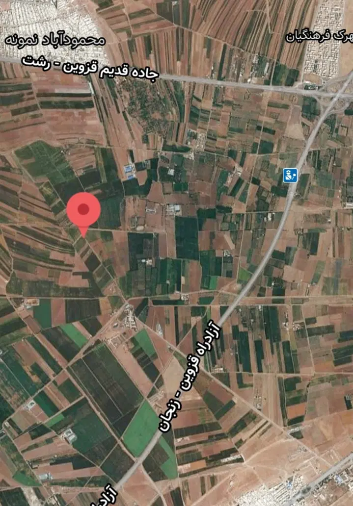 زمین کشاورزی روبروی محمود آباد