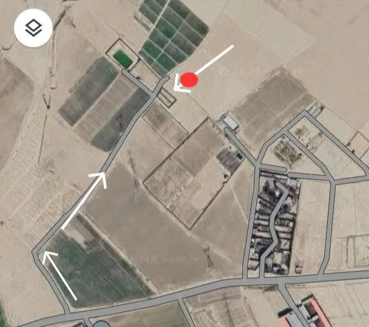 زمین ۴دیواری برزش آباد