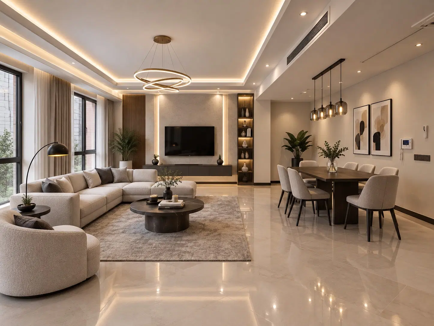 اپارتمان۱۲۶مترسندشخص_فول مشاعات_ولنجک درکه۴۰تومن