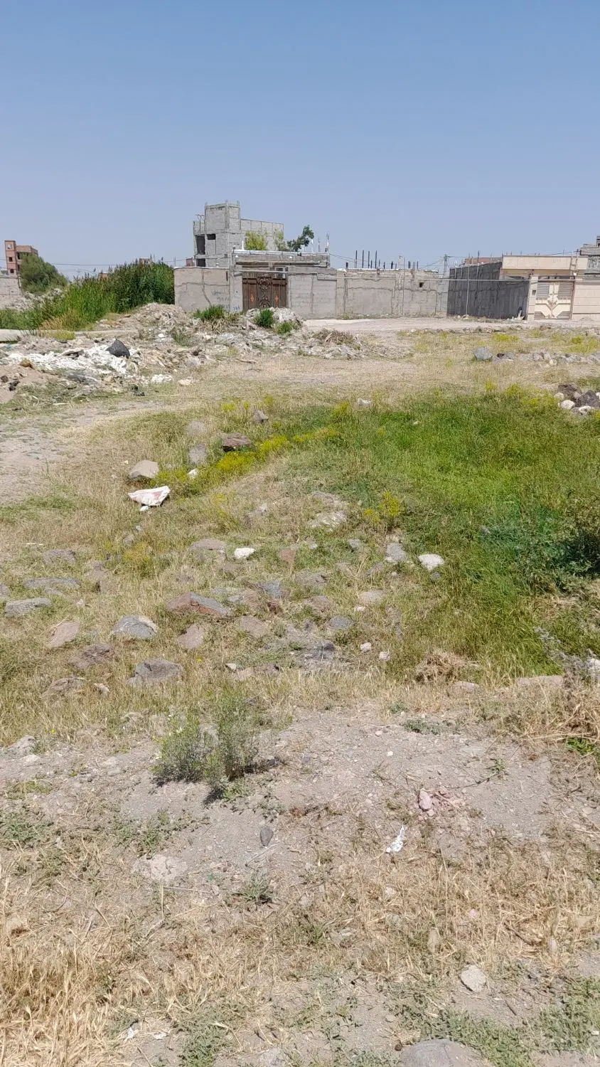 زمین ۸۰ متر ی در پشت تعویض پلاک